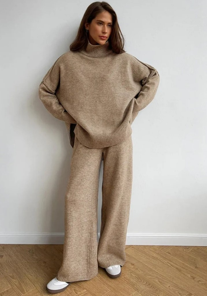 Ensemble en maille Jade