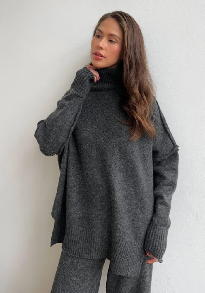 Ensemble en maille Jade