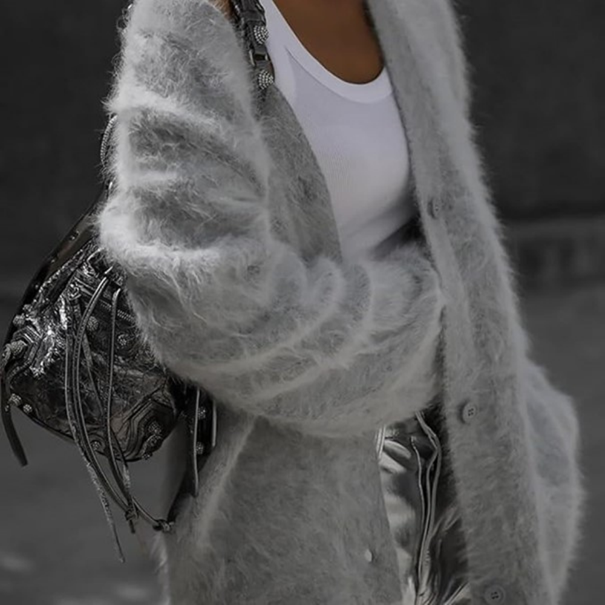 Cardigan fuzzy Florence