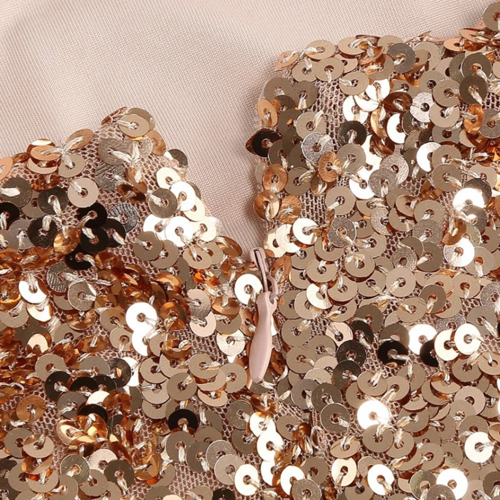 Robe à paillettes Rose