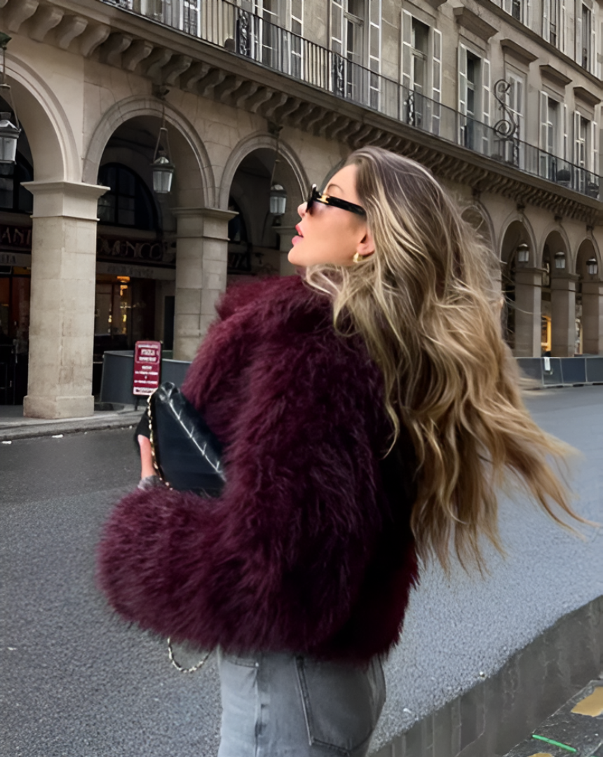Manteau en fausse fourrure Anaïs