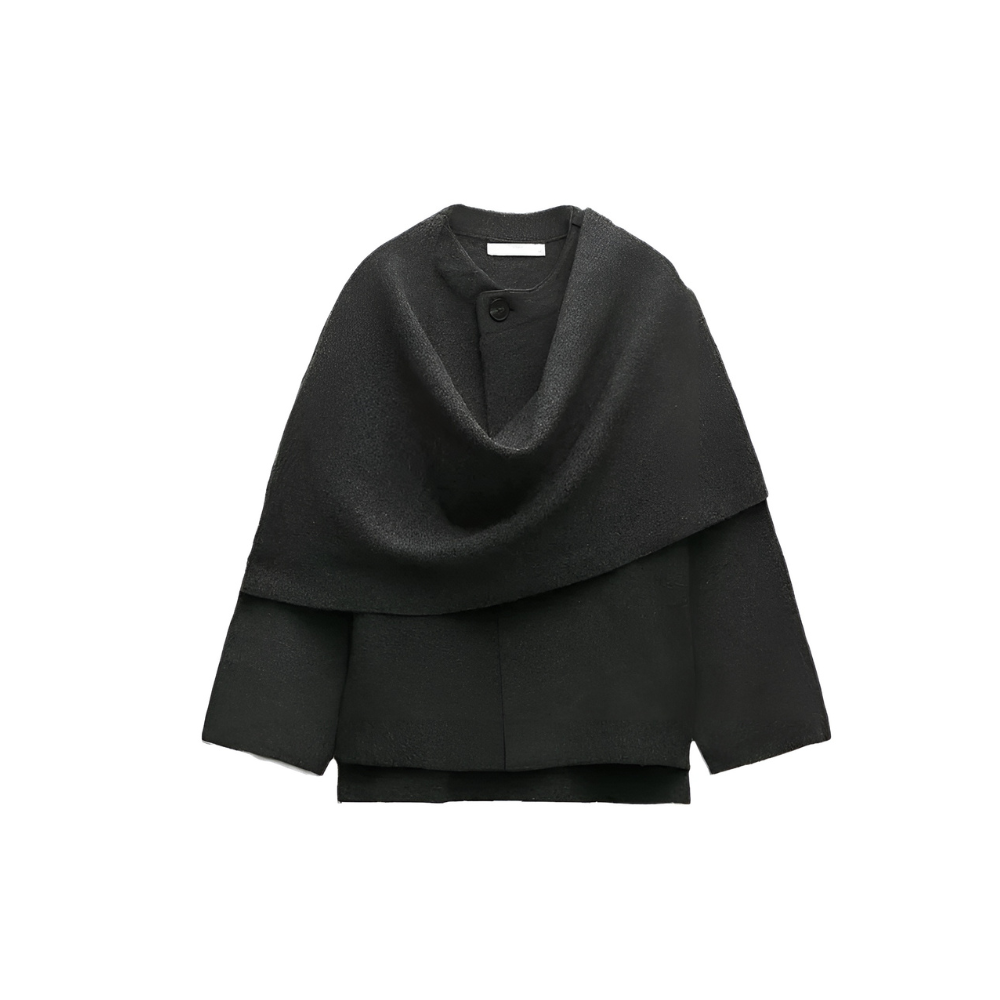Manteau oversize à châle Margaux