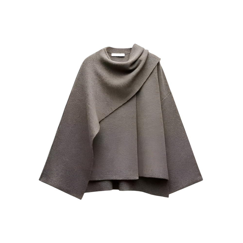 Manteau oversize à châle Margaux