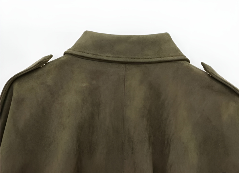 Blouson bomber en suédine “Marion”