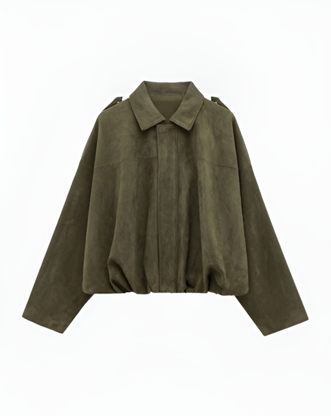 Blouson bomber en suédine “Marion”
