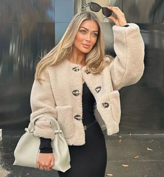 Veste Teddy de luxe Claire