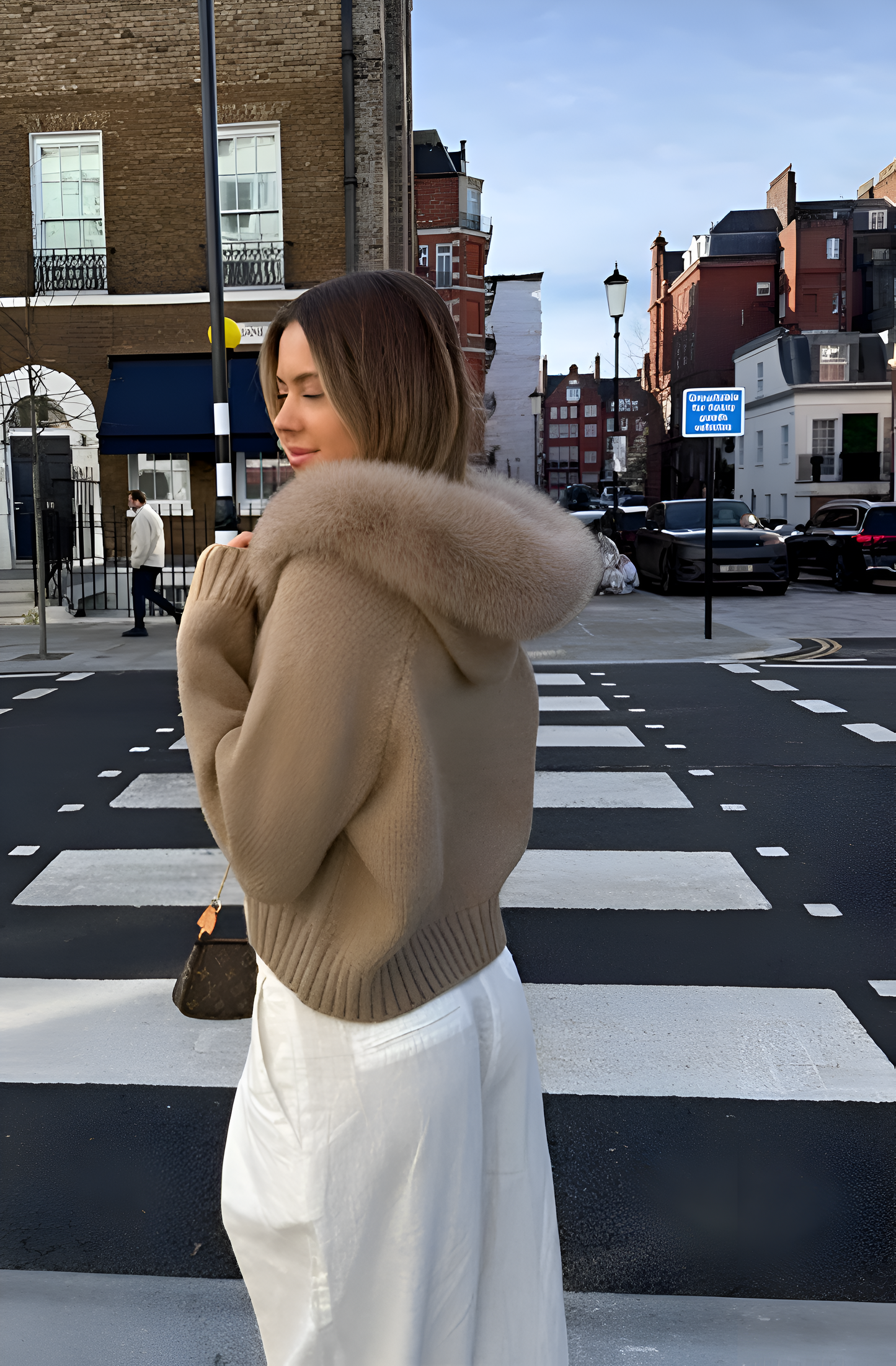 Gilet en tricot Sylvie avec capuche