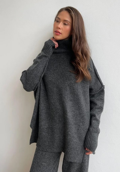 Ensemble en maille Jade