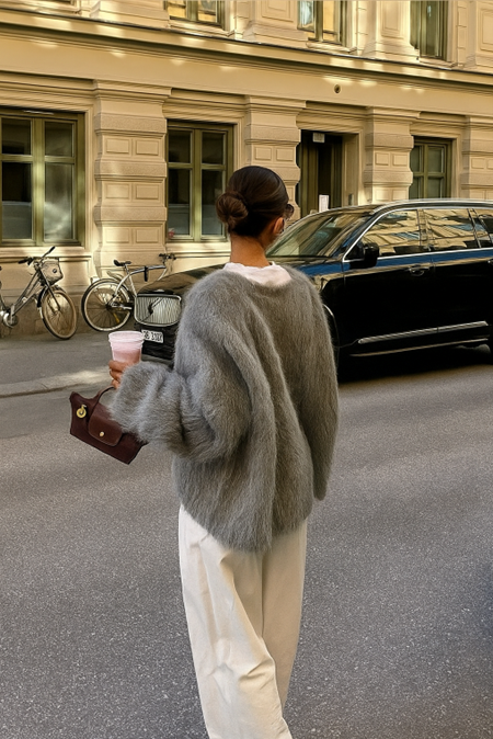 Cardigan fuzzy Florence