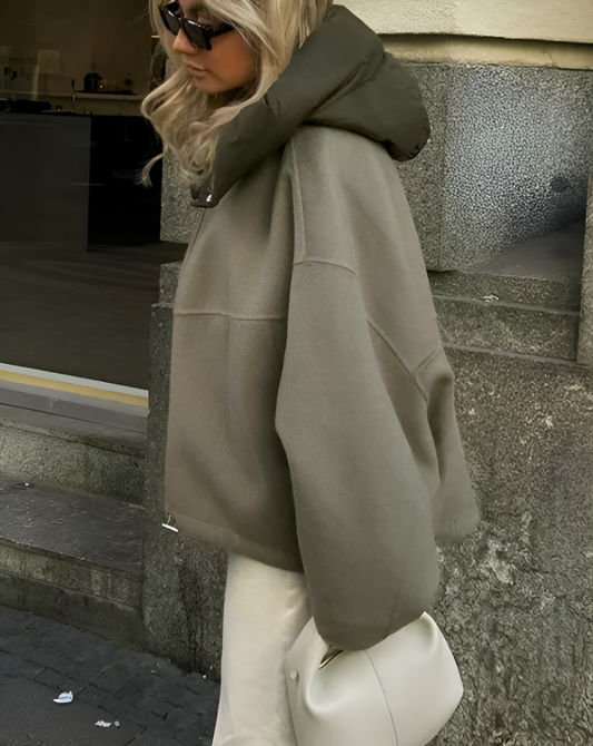 Veste Aurélie avec capuche matelassée